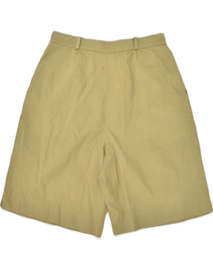 MABB Womens Casual Shorts IT 46 Large W30 Khaki | Vintage mabb | Thrift | Second-Hand mabb | Used Clothing | Messina Hembry 