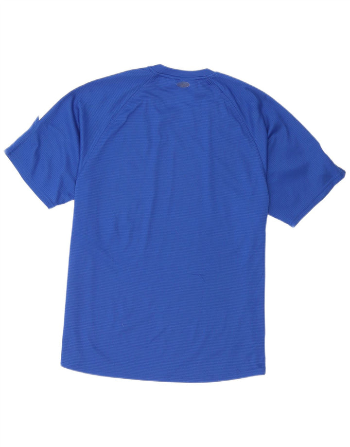 Adidas Mens T-Shirt Top Large Blue Polyester
