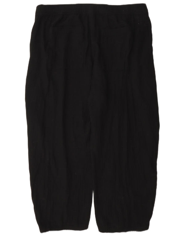 Gap Womens Loose Fit Cropped Trousers XL W38 L26 Black Cotton