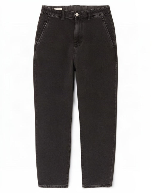 Zara Mens Cropped Jeans EU 38 Small W30 L26 Black Cotton