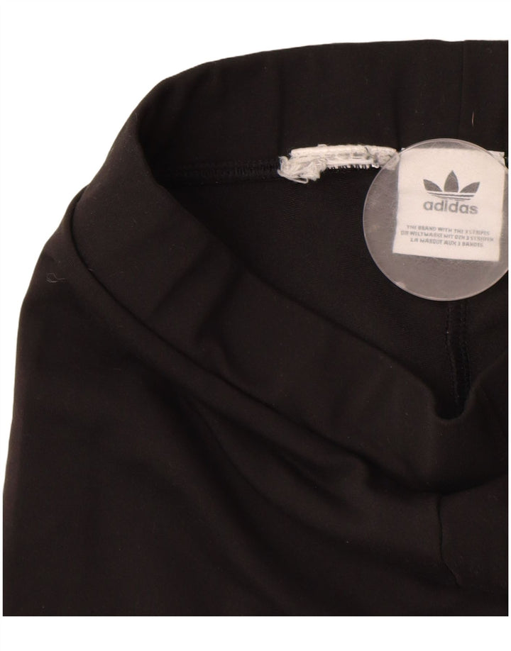 Adidas Womens Graphic Leggings UK 8 Small  Black