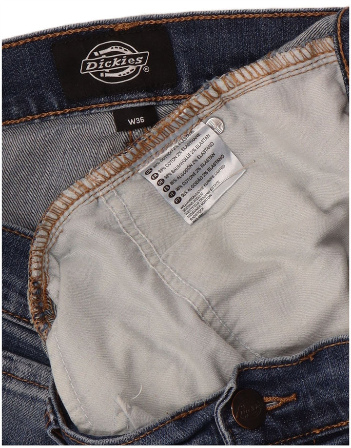 Dickies Mens Denim Shorts W36 Large Blue Cotton