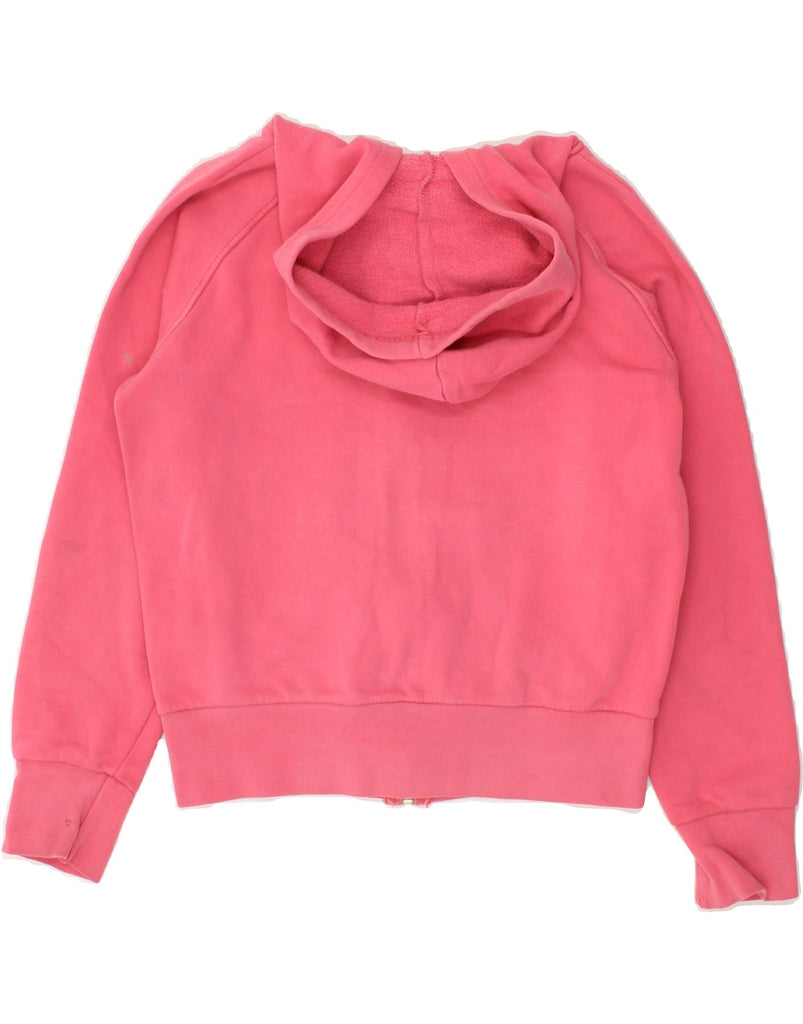 NIKE Girls Zip Hoodie Sweater 10-11 Years Medium Pink Cotton | Vintage Nike | Thrift | Second-Hand Nike | Used Clothing | Messina Hembry 