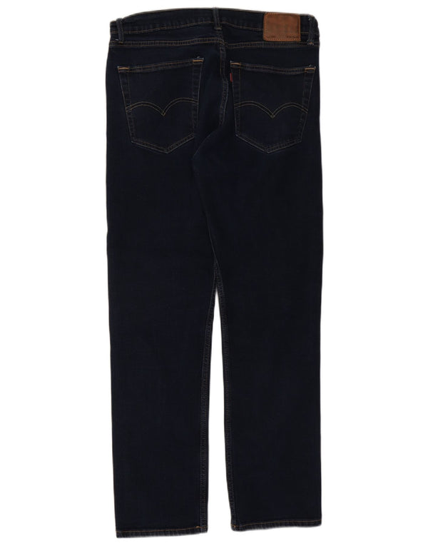 Levi's Mens 505 Straight Jeans W36 L32 Navy Blue Cotton