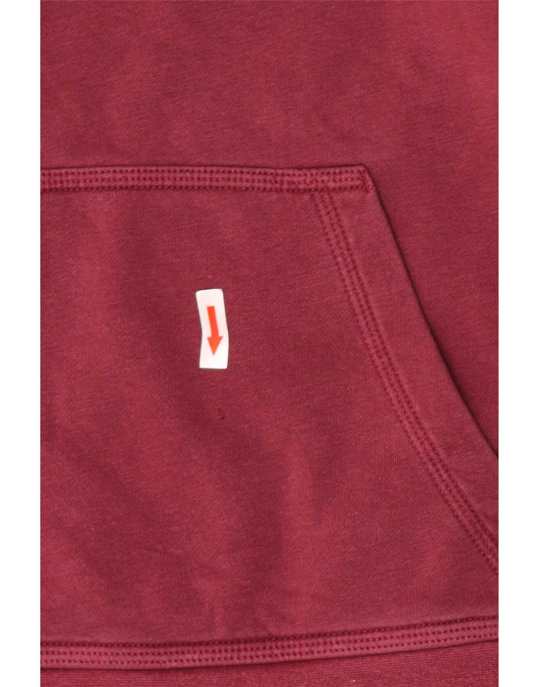 Nike Boys Graphic Hoodie Jumper 10-11 Years Medium Maroon Cotton