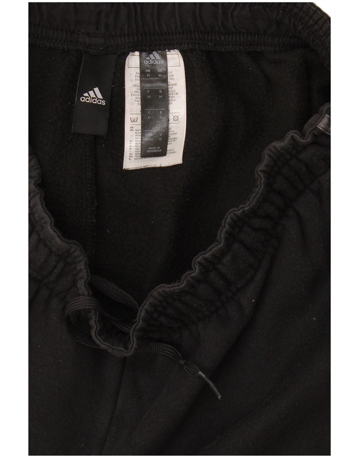 Adidas Mens Tracksuit Trousers Joggers Medium Black Cotton