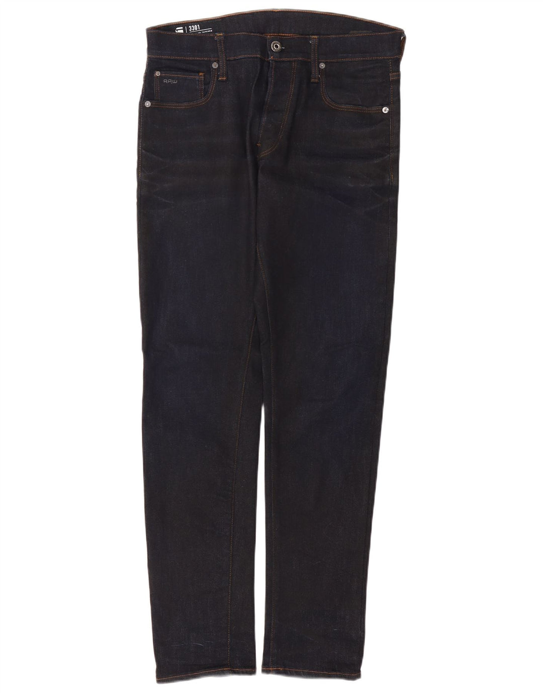 G-Star Mens Slim Jeans W31 L32 Navy Blue Cotton