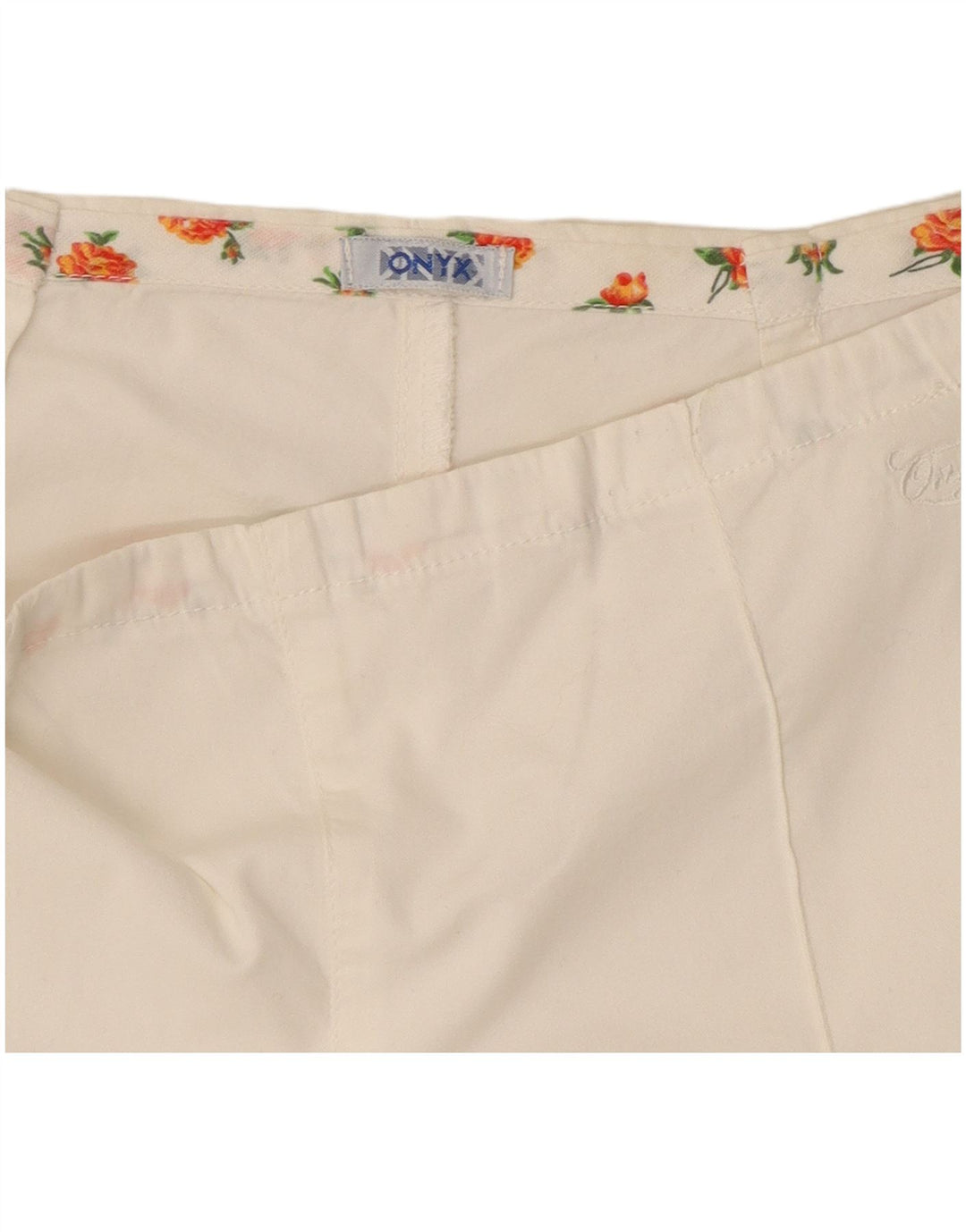 Onyx Womens Straight Casual Trousers W28 L25 White