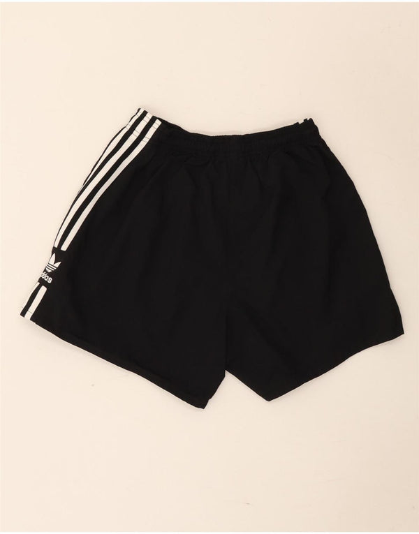 Adidas Womens Sport Shorts UK 10 Small Black Nylon