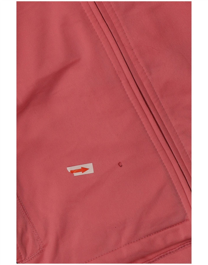 Brugi Womens Tracksuit Top Jacket UK 12 Medium Pink Polyester