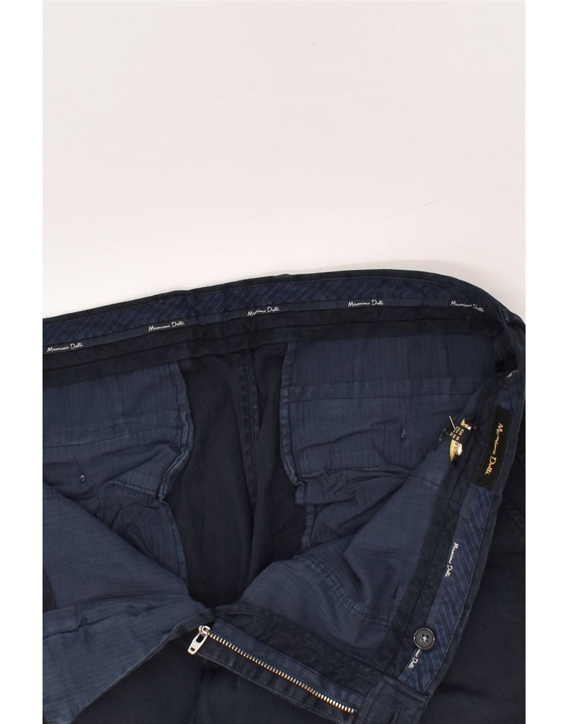 MASSIMO DUTTI Mens Slim Chino Trousers EU 48 Medium W38 L27  Navy Blue | Vintage Massimo Dutti | Thrift | Second-Hand Massimo Dutti | Used Clothing | Messina Hembry 