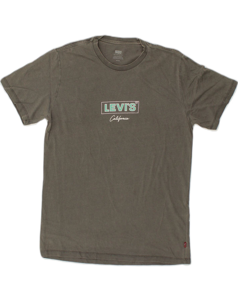 LEVI'S Mens T-Shirt Top Medium Grey Cotton | Vintage Levi's | Thrift | Second-Hand Levi's | Used Clothing | Messina Hembry 