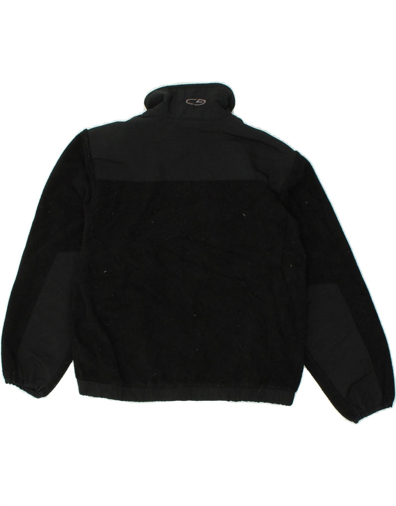 CHAMPION Boys Fleece Jacket 10-11 Years Small Black Polyester | Vintage Champion | Thrift | Second-Hand Champion | Used Clothing | Messina Hembry 