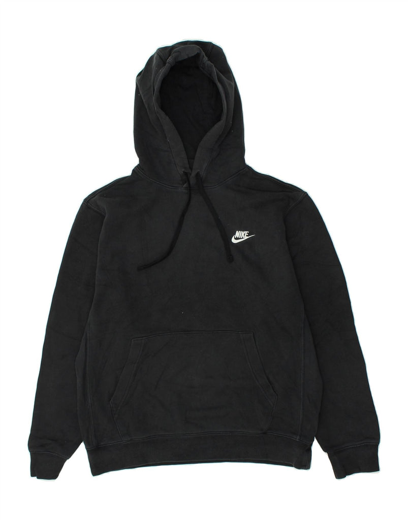 NIKE Mens Hoodie Jumper Medium Black Cotton | Vintage Nike | Thrift | Second-Hand Nike | Used Clothing | Messina Hembry 