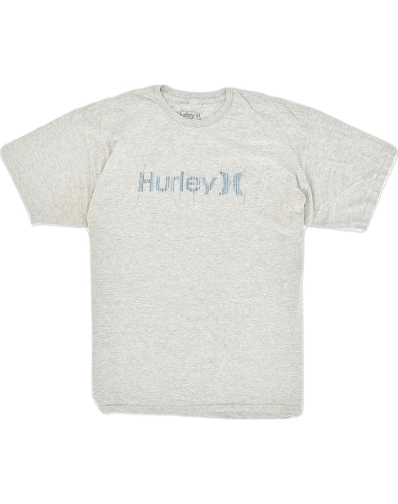 HURLEY Mens Graphic T-Shirt Top XL Grey Cotton | Vintage Hurley | Thrift | Second-Hand Hurley | Used Clothing | Messina Hembry 