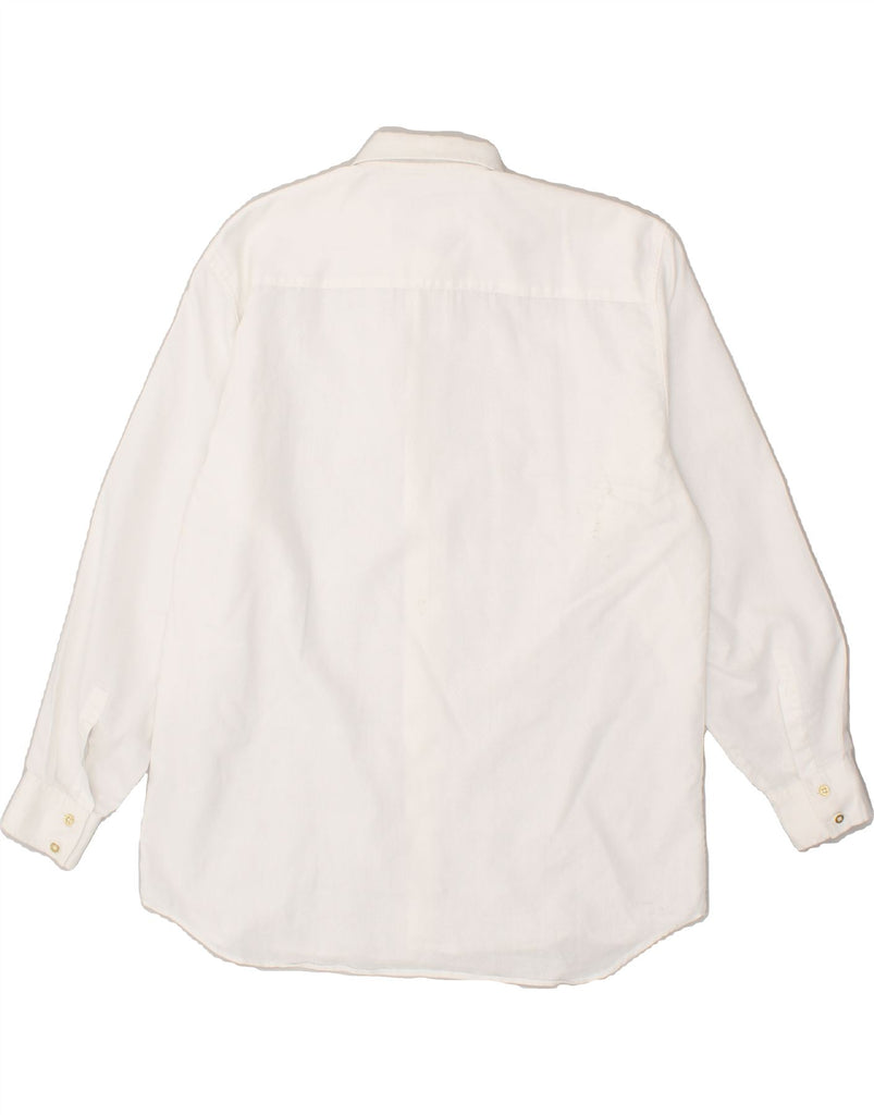 VINTAGE Mens Shirt Medium White | Vintage Vintage | Thrift | Second-Hand Vintage | Used Clothing | Messina Hembry 