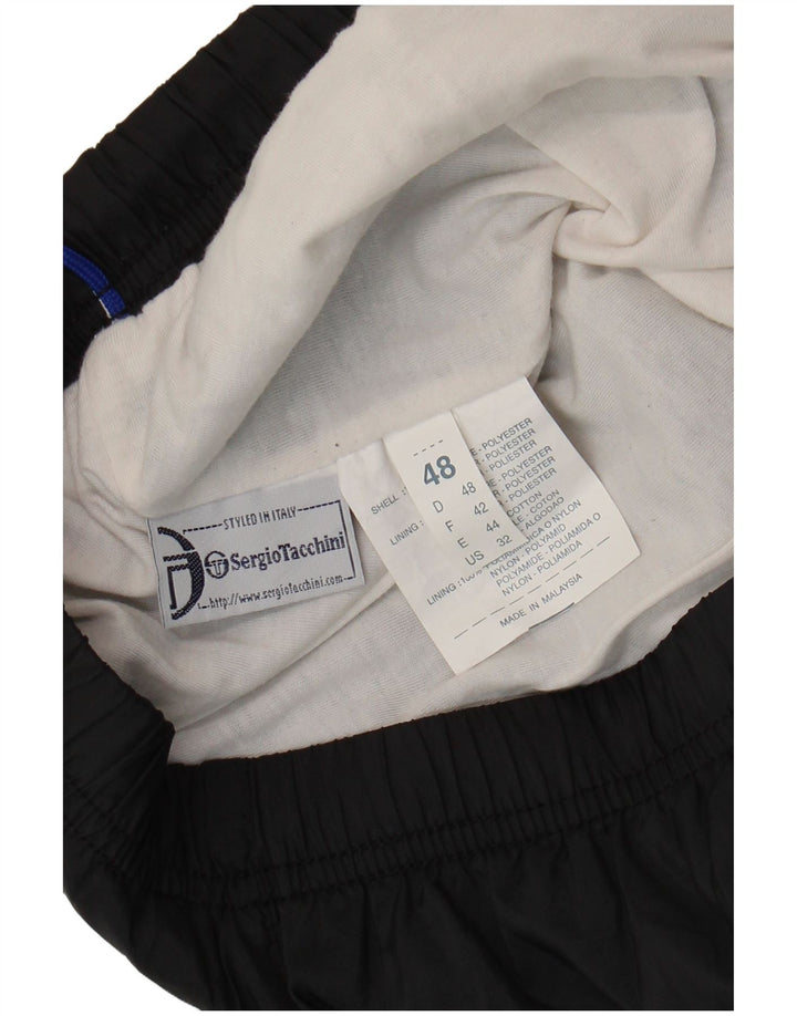 Sergio Tacchini Mens Tracksuit Trousers Joggers IT 48 Medium Black