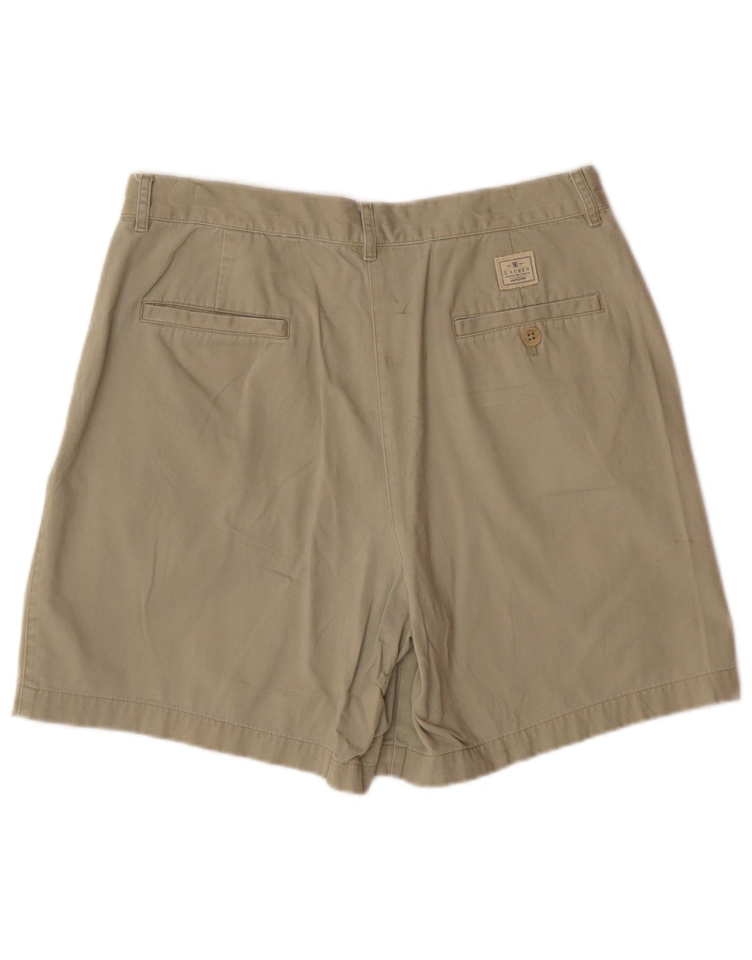 RALPH LAUREN Womens Chino Shorts US 10 Large W32  Khaki Cotton