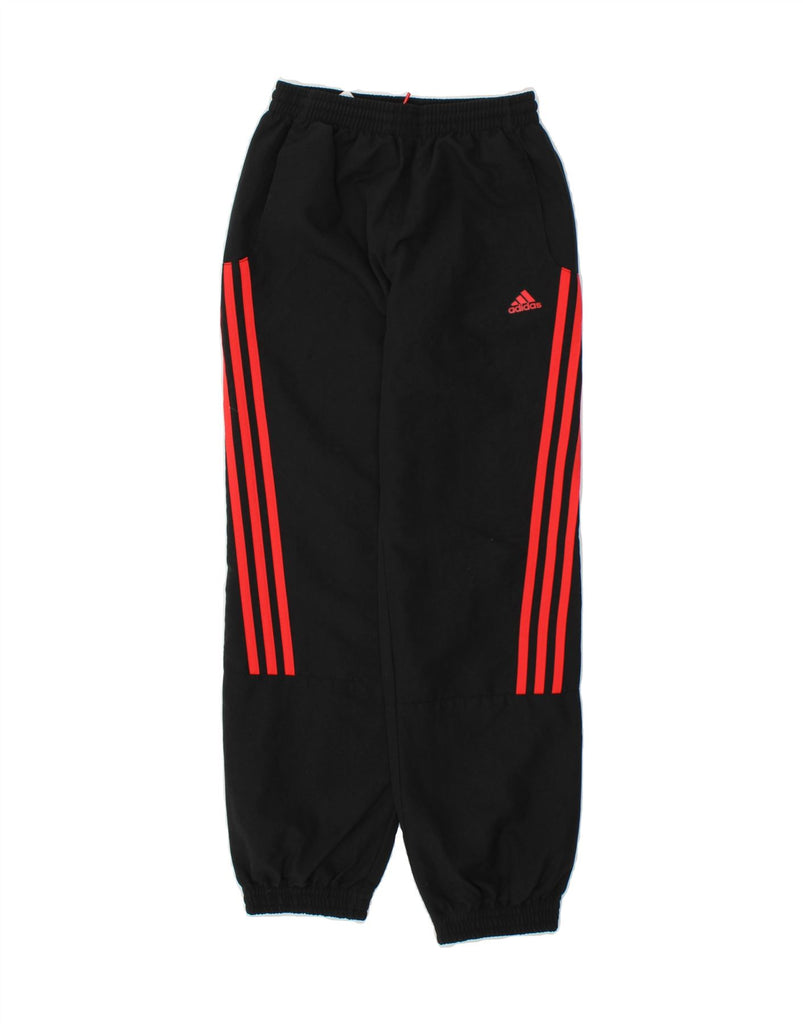 ADIDAS Boys Tracksuit Trousers Joggers 11-12 Years Black Polyester | Vintage Adidas | Thrift | Second-Hand Adidas | Used Clothing | Messina Hembry 