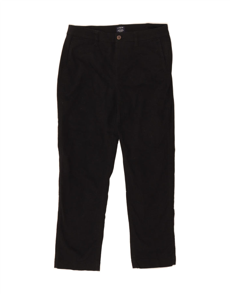 J. CREW Womens Girlfriend Chino Trousers US 8 Medium W30 L28 Black Vintage J. Crew and Second-Hand J. Crew from Messina Hembry 