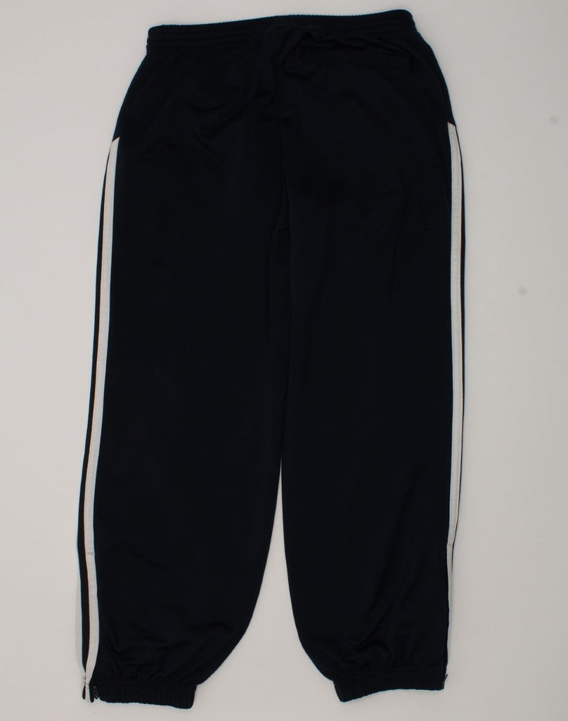 ADIDAS Boys Tracksuit Trousers Joggers 11-12 Years Navy Blue Polyester | Vintage Adidas | Thrift | Second-Hand Adidas | Used Clothing | Messina Hembry 