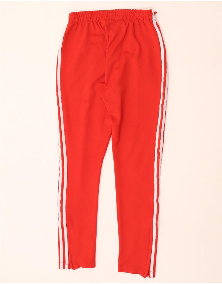 Adidas Womens Tracksuit Trousers UK 8 Small Red Cotton
