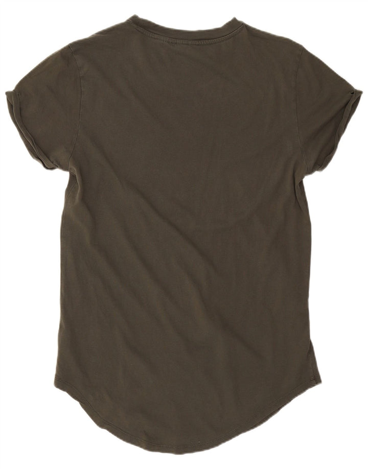 G-Star Mens Lash T-Shirt Top Small Khaki Cotton
