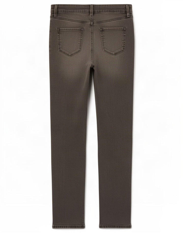Marks & Spencer Womens Slim Jeans UK 10 Small W27 L29 Grey Cotton