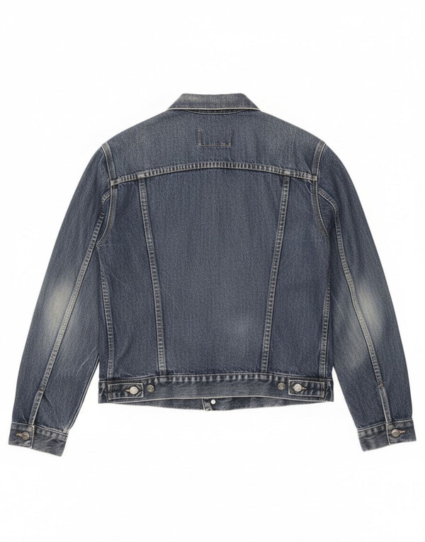 Gas Womens Denim Jacket UK 20 2XL Blue Cotton