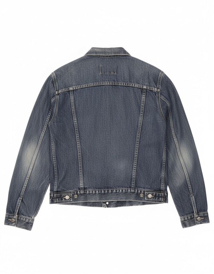 Gas Womens Denim Jacket UK 20 2XL Blue Cotton