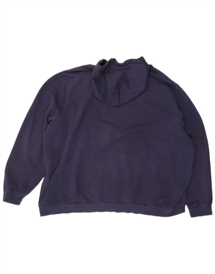 Puma Mens Hoodie Jumper 4XL Navy Blue Cotton