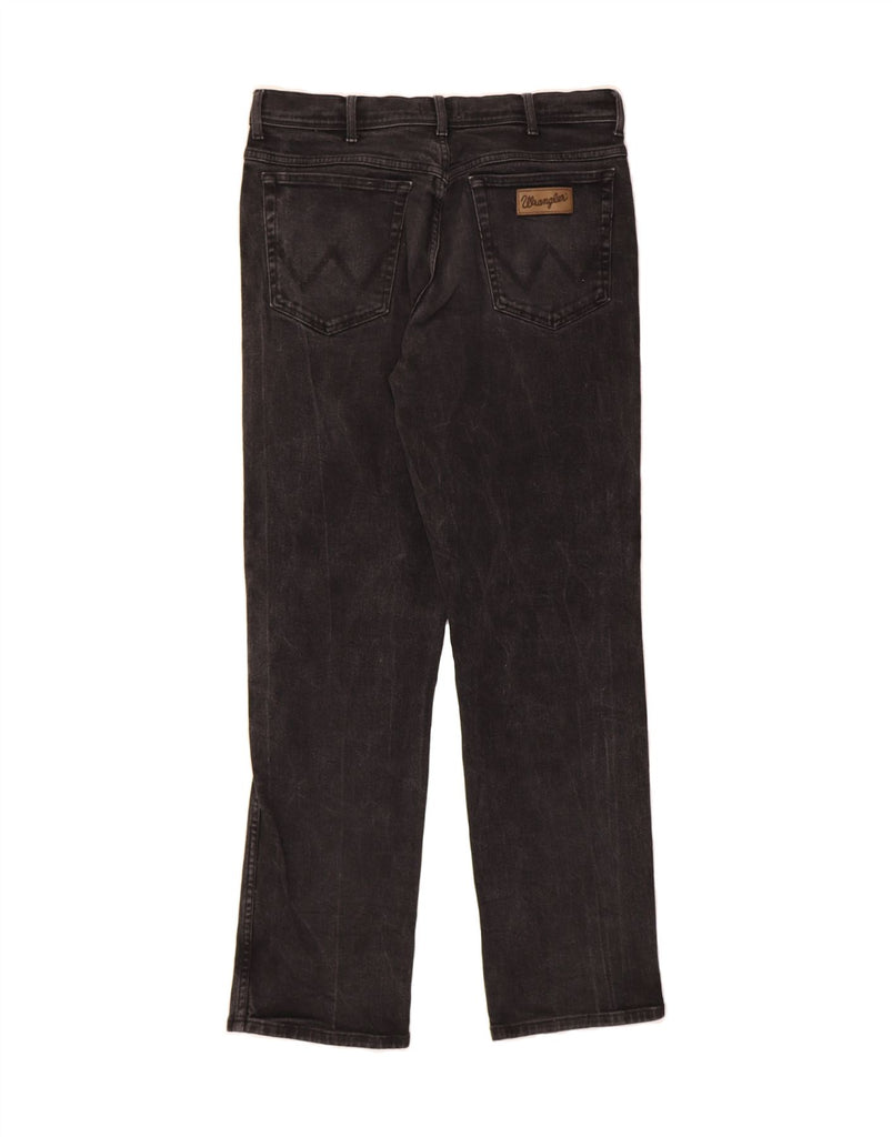 WRANGLER Mens Texas Straight Jeans W38 L34 Black Cotton Vintage Wrangler and Second-Hand Wrangler from Messina Hembry 