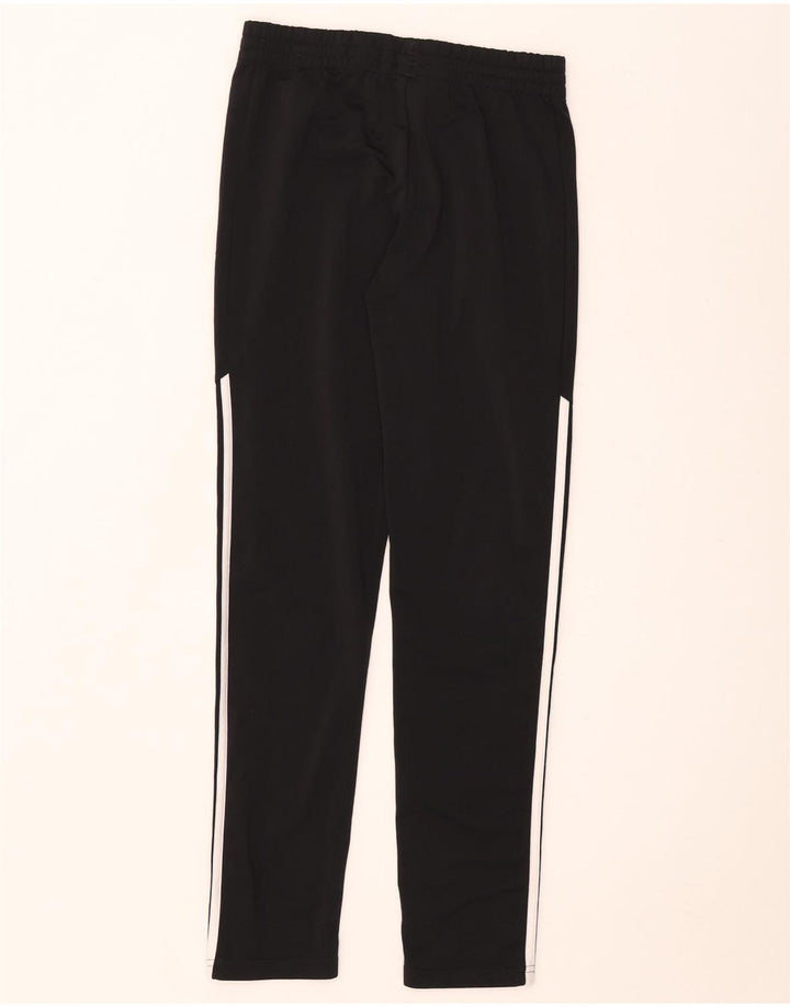 Adidas Boys Tracksuit Trousers 13-14 Years Black Polyester