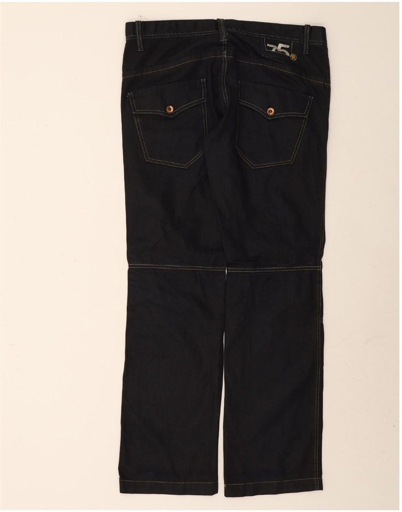 JACK & JONES Mens Straight Jeans W38 L34 Navy Blue Vintage Jack & Jones and Second-Hand Jack & Jones from Messina Hembry 