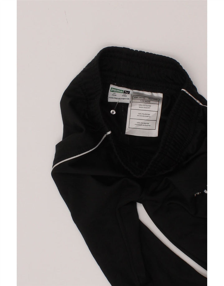Puma Baby Boys Joggers Tracksuit Trousers 18-24 Months Black Polyester