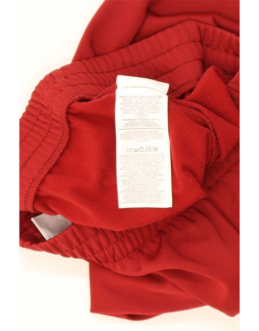 Nike Boys Tracksuit Trousers Joggers 10-11 Years Medium Red Polyester