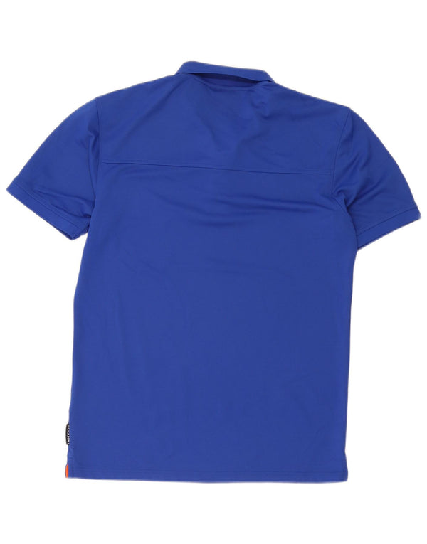 Dkny Mens Polo Shirt Small Blue Cotton