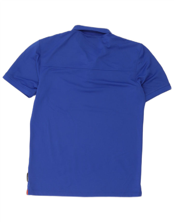 Dkny Mens Polo Shirt Small Blue Cotton