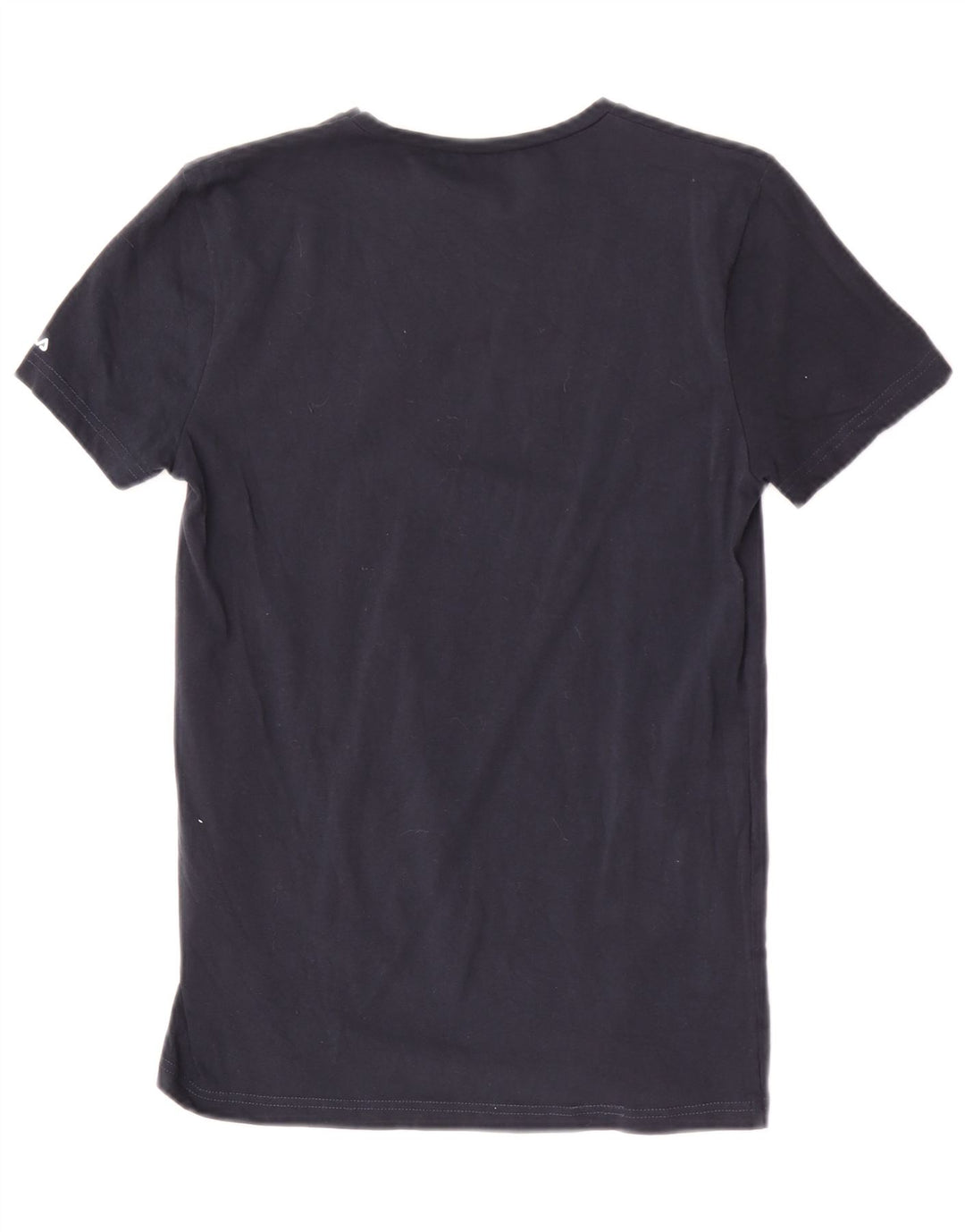 Fila Mens T-Shirt Top Small Navy Blue Cotton
