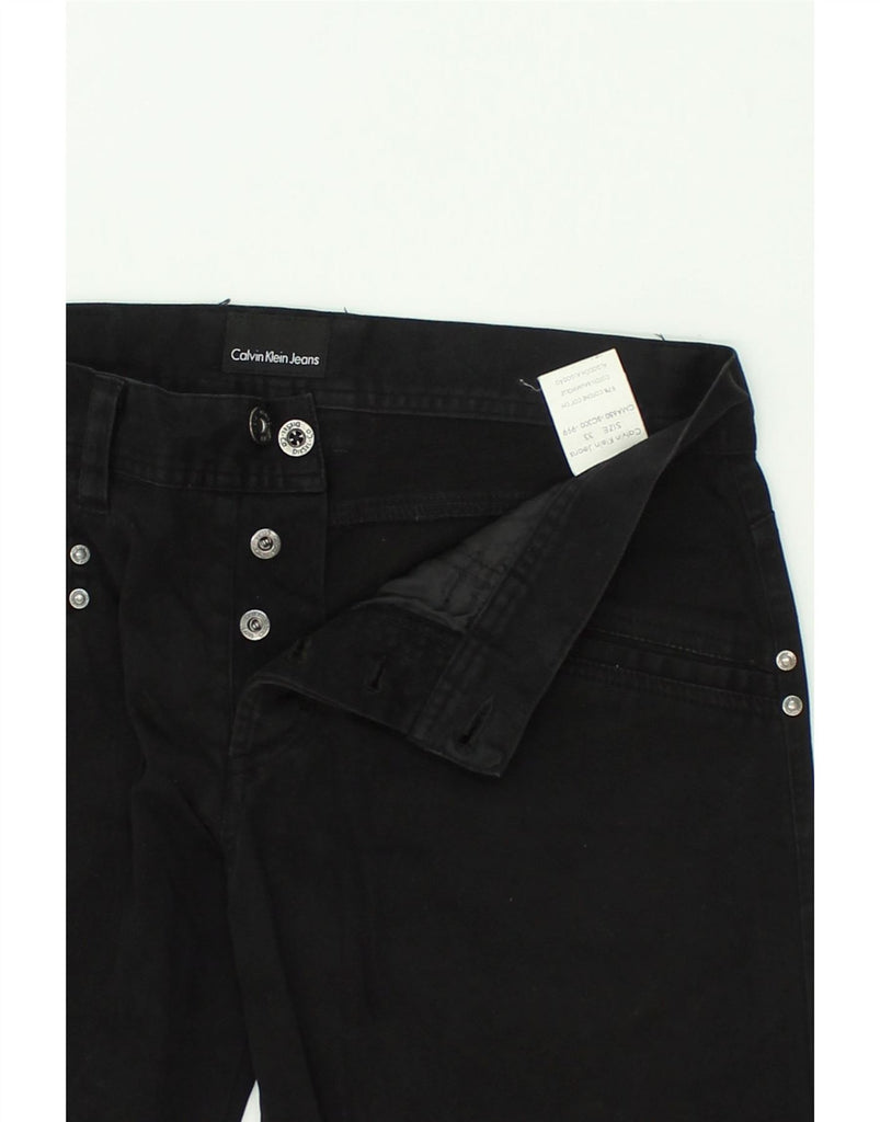 CALVIN KLEIN Mens Slim Jeans W33 L34 Black Cotton | Vintage Calvin Klein | Thrift | Second-Hand Calvin Klein | Used Clothing | Messina Hembry 