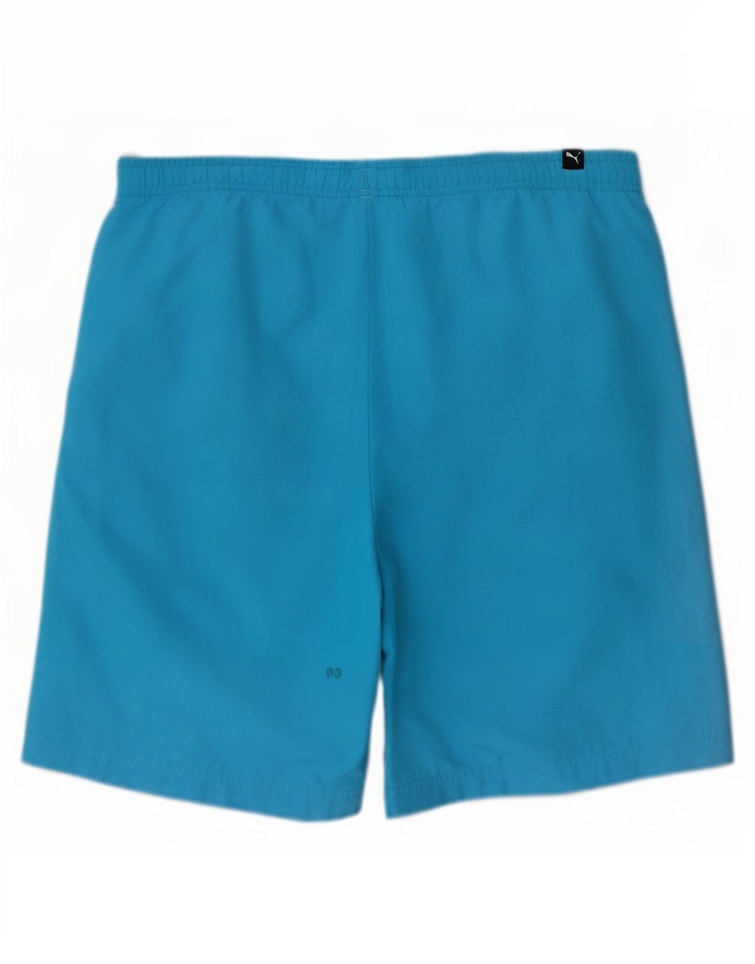 Puma Mens Graphic Swimming Shorts Medium Blue Polyester