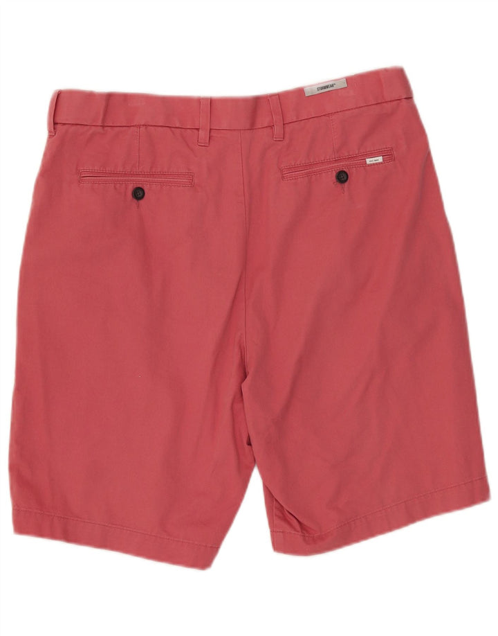 Marks & Spencer Mens Chino Shorts W36 Large Pink Cotton