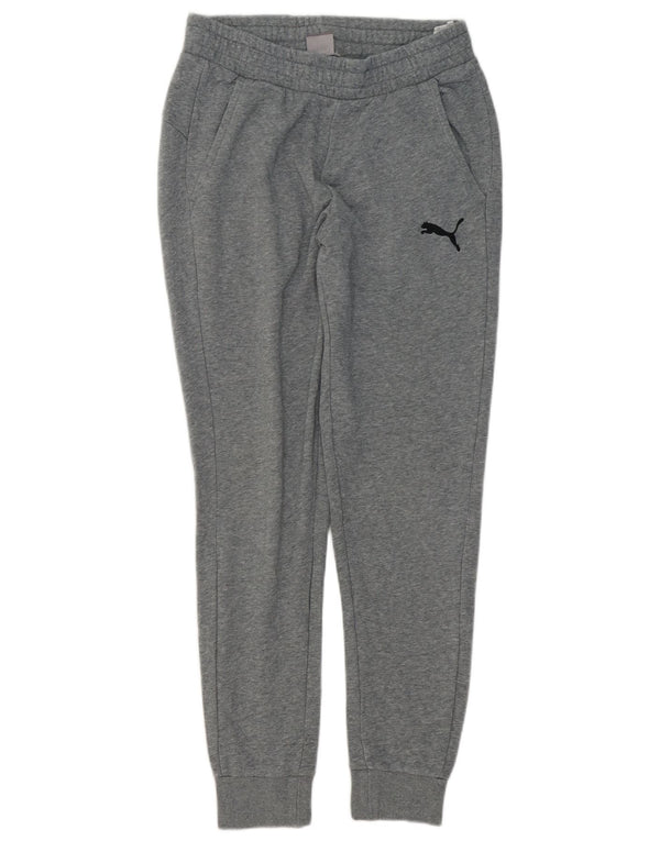Puma Mens Tracksuit Trousers Joggers Medium  Grey Cotton
