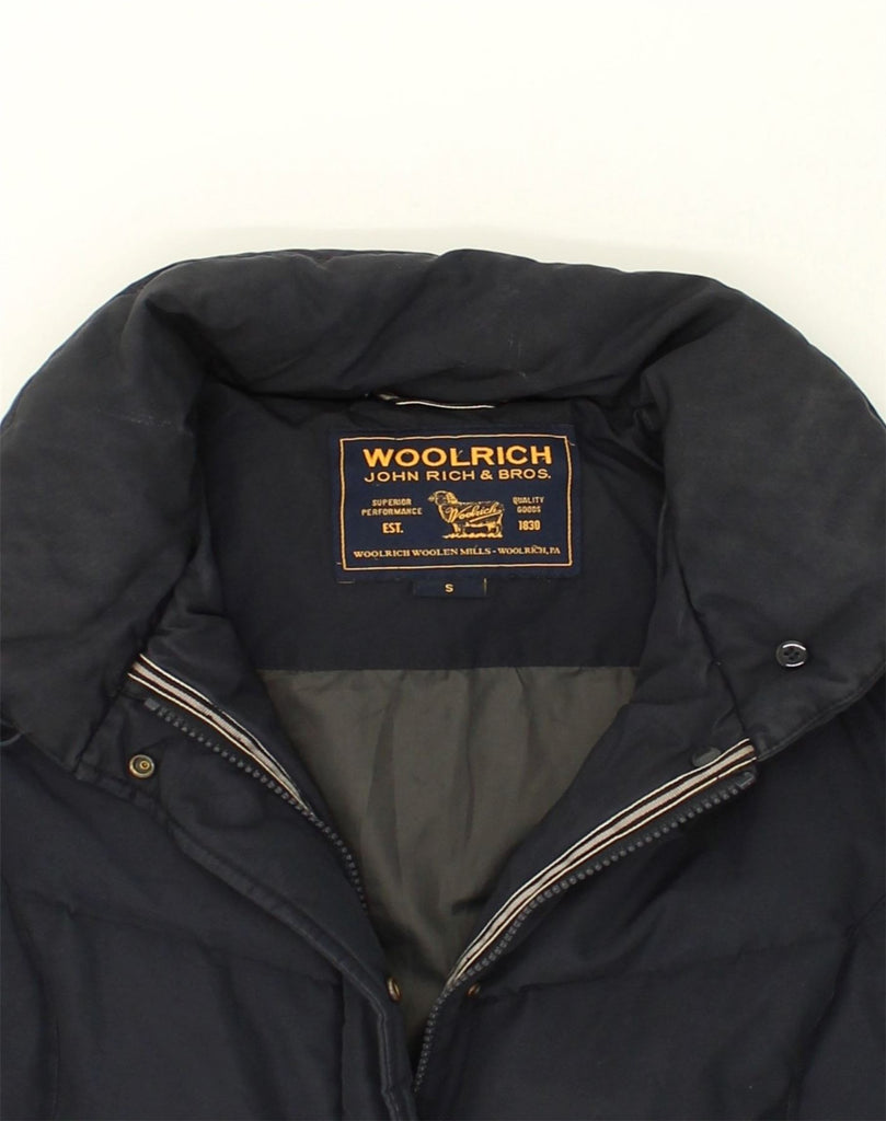 WOOLRICH Womens Padded Jacket UK 10 Small Black Cotton | Vintage Woolrich | Thrift | Second-Hand Woolrich | Used Clothing | Messina Hembry 