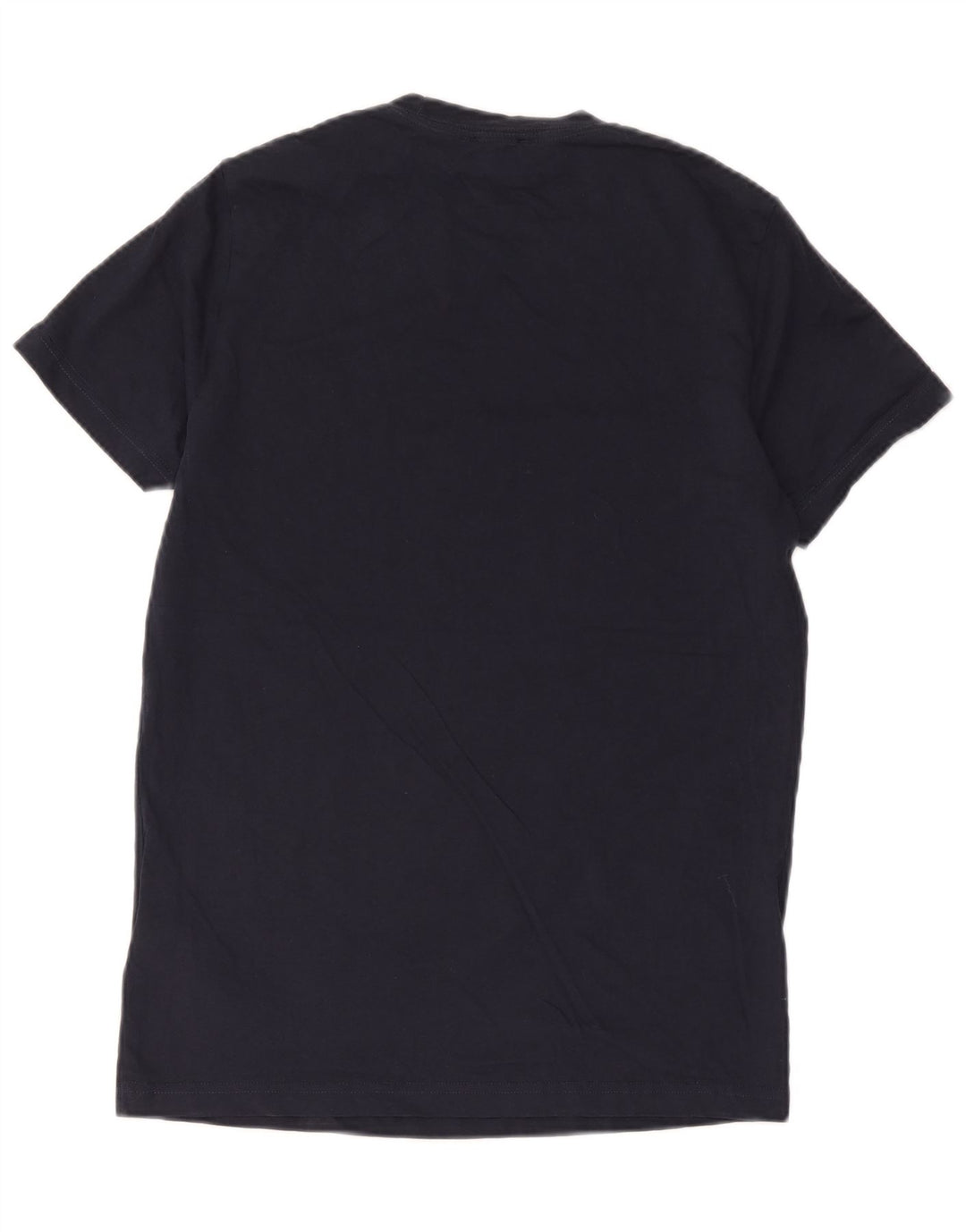 Diesel Mens Graphic T-Shirt Top Medium Navy Blue Cotton