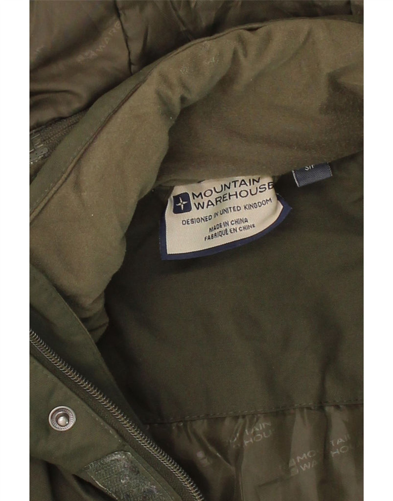 MOUNTAIN WAREHOUSE Mens Hooded Windbreaker Jacket UK 36 Small Green Vintage Mountain Warehouse and Second-Hand Mountain Warehouse from Messina Hembry 