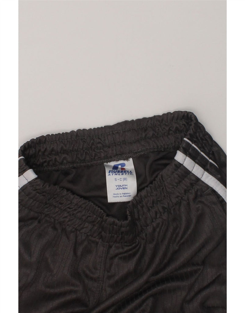 RUSSELL ATHLETIC Boys Sport Shorts 7-8 Years Small  Grey Polyester | Vintage Russell Athletic | Thrift | Second-Hand Russell Athletic | Used Clothing | Messina Hembry 