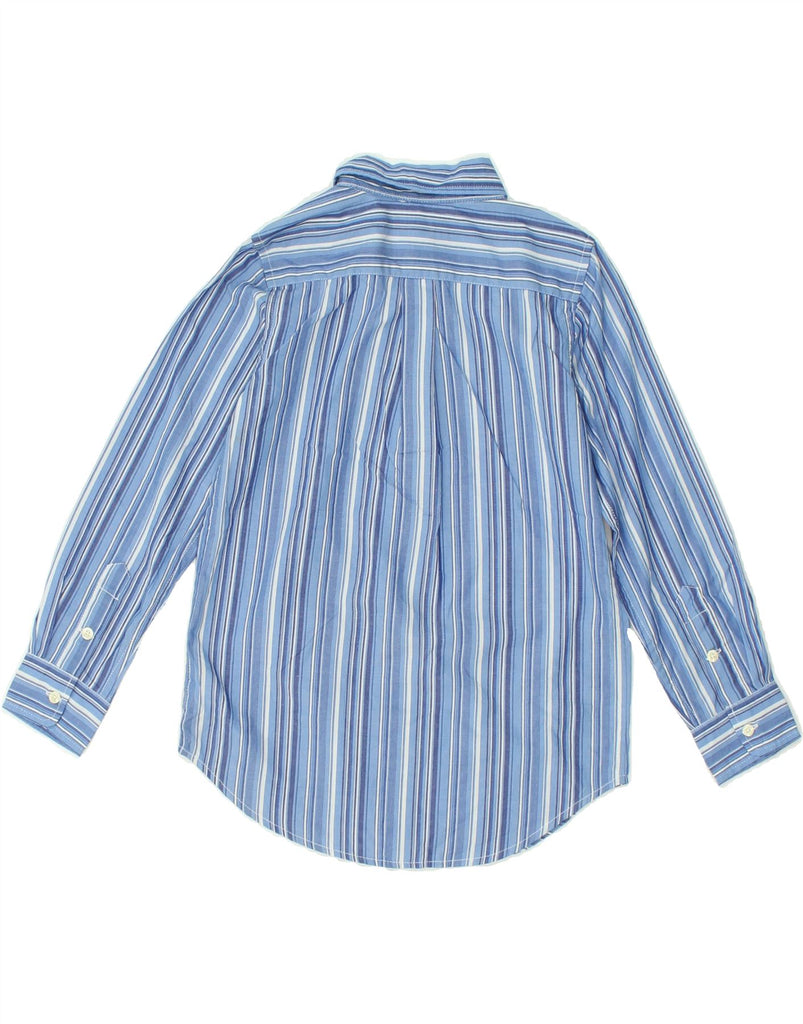 CHAPS Boys Shirt 6-7 Years Blue Striped Cotton | Vintage Chaps | Thrift | Second-Hand Chaps | Used Clothing | Messina Hembry 