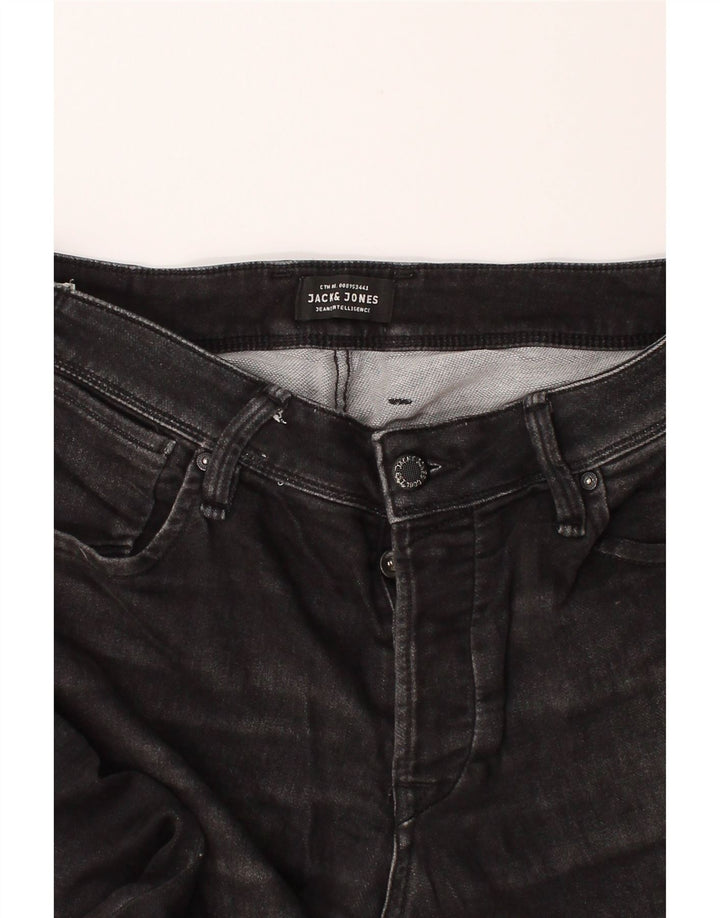 JACK & JONES Mens Denim Shorts Medium W32 Black Cotton Vintage Jack & Jones and Second-Hand Jack & Jones from Messina Hembry 