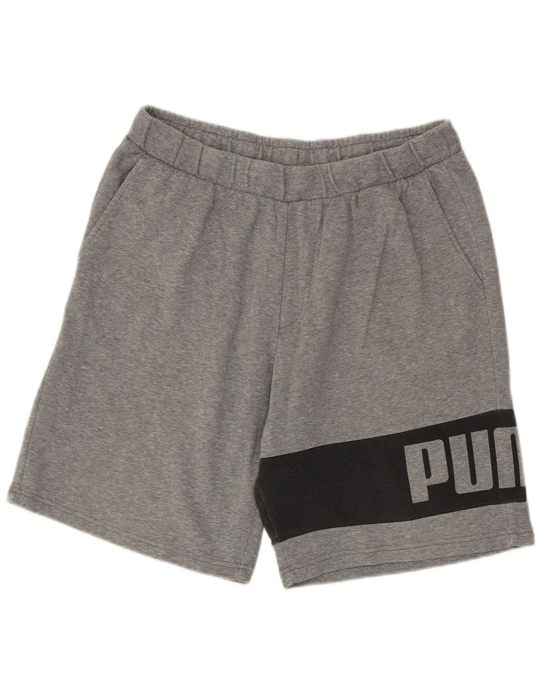 Puma Mens Graphic Sport Shorts XL Grey Colourblock